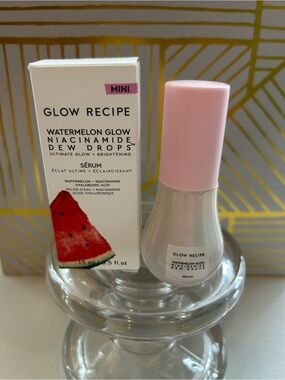 🍉✨ Glow Recipe Watermelon Glow Niacinamide Dew Drops Mini NIB ✨🍉